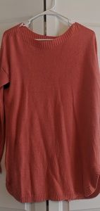 Coral Boat Neck Tunic Old Navy Sweater